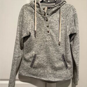 Thread & Supply Dillon Pullover Hoodie. Heather gray. Small.